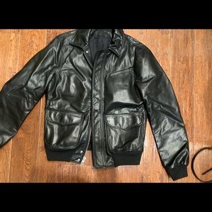 BLK DNM mens leather jacket